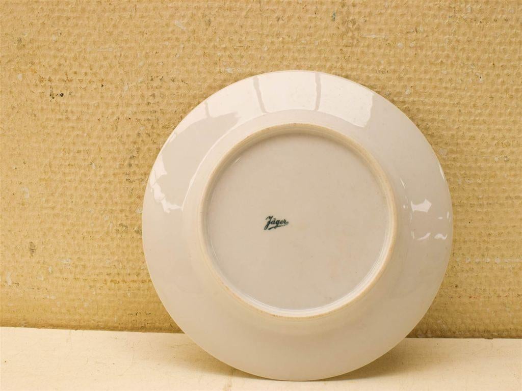 6 stuks Jager porseleinen borden 51348, Gebruikt, Ophalen of Verzenden, Bord(en), Wedgwood