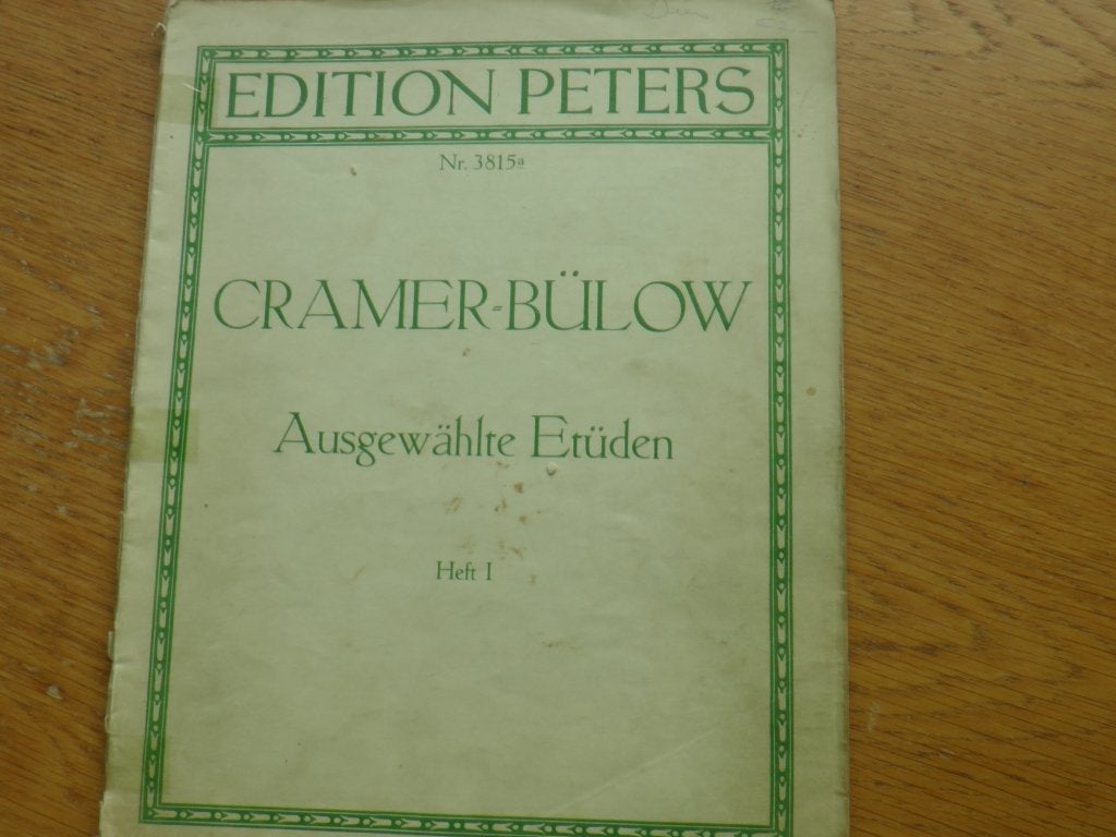 Cramer-Bülow: Ausgewählte Etüden - Heft 1 (Pianomuziek), Muziek en Instrumenten, Gebruikt, Klassiek, Les of Cursus, Ophalen of Verzenden