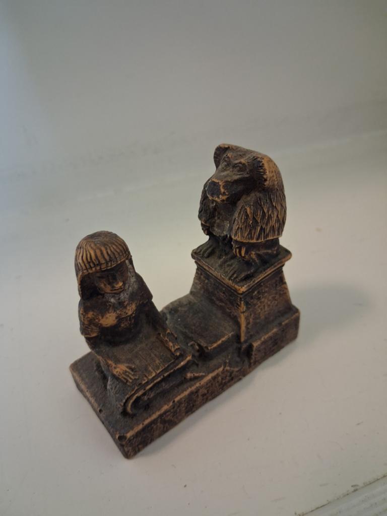 Egyptische Neeldje beeldje 7 x 7 cm, Ophalen of Verzenden