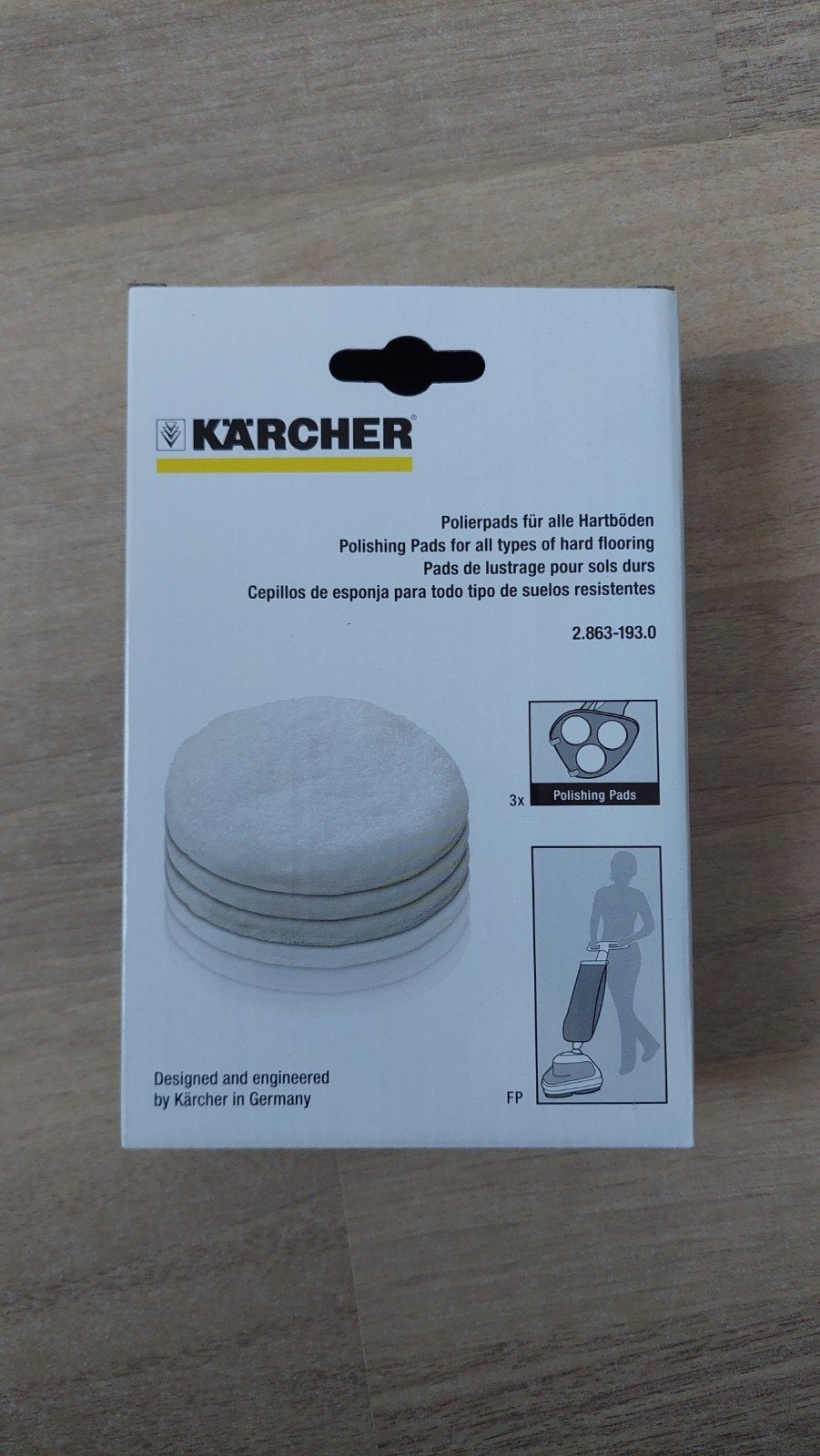 Kärcher Polierpads voor alle harde vloeren (2.863-193.0), Huis en Inrichting, Schoonmaakartikelen, Ophalen of Verzenden, Overige typen