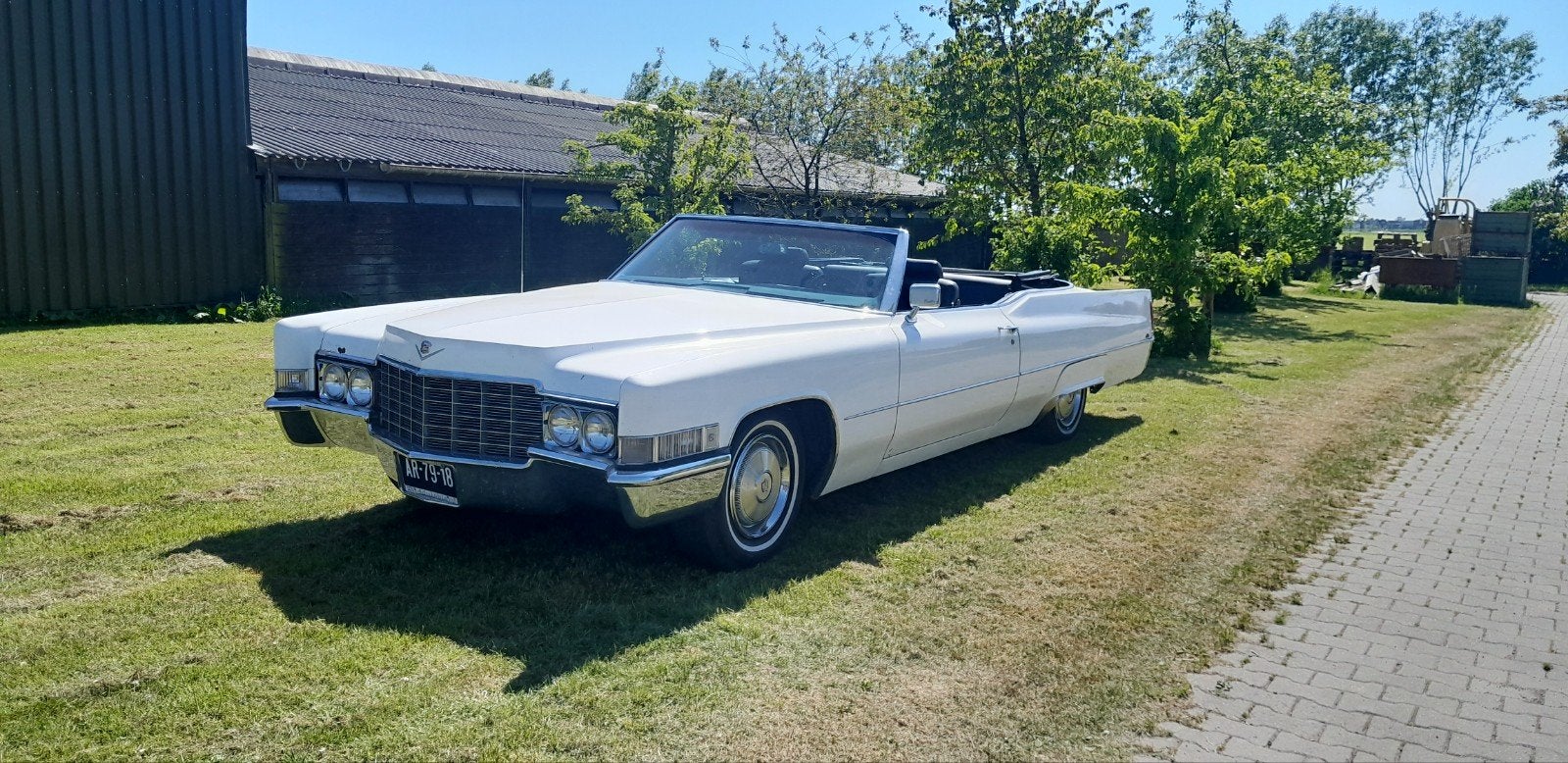 Cadillac 1970 Wit, Auto's, Automaat, 8 cilinders, Cabriolet, Wit