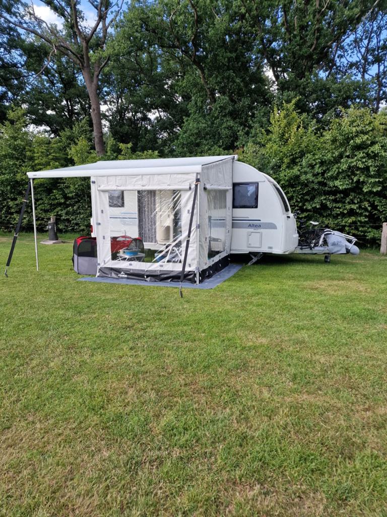 Obelink 2x King luifel zijwand + 1x voorwand King compleet, Caravans en Kamperen, Ophalen, Zo goed als nieuw