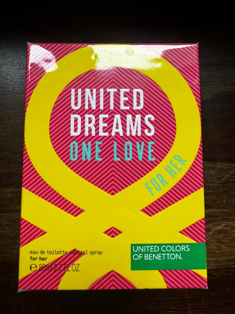Benetton United Dreams One Love Eau de Toilette 80 ml, Avenue des Champs Élysées 65/67, 75008 Paris, Ophalen of Verzenden, Puig France S.A.S (Puig France)