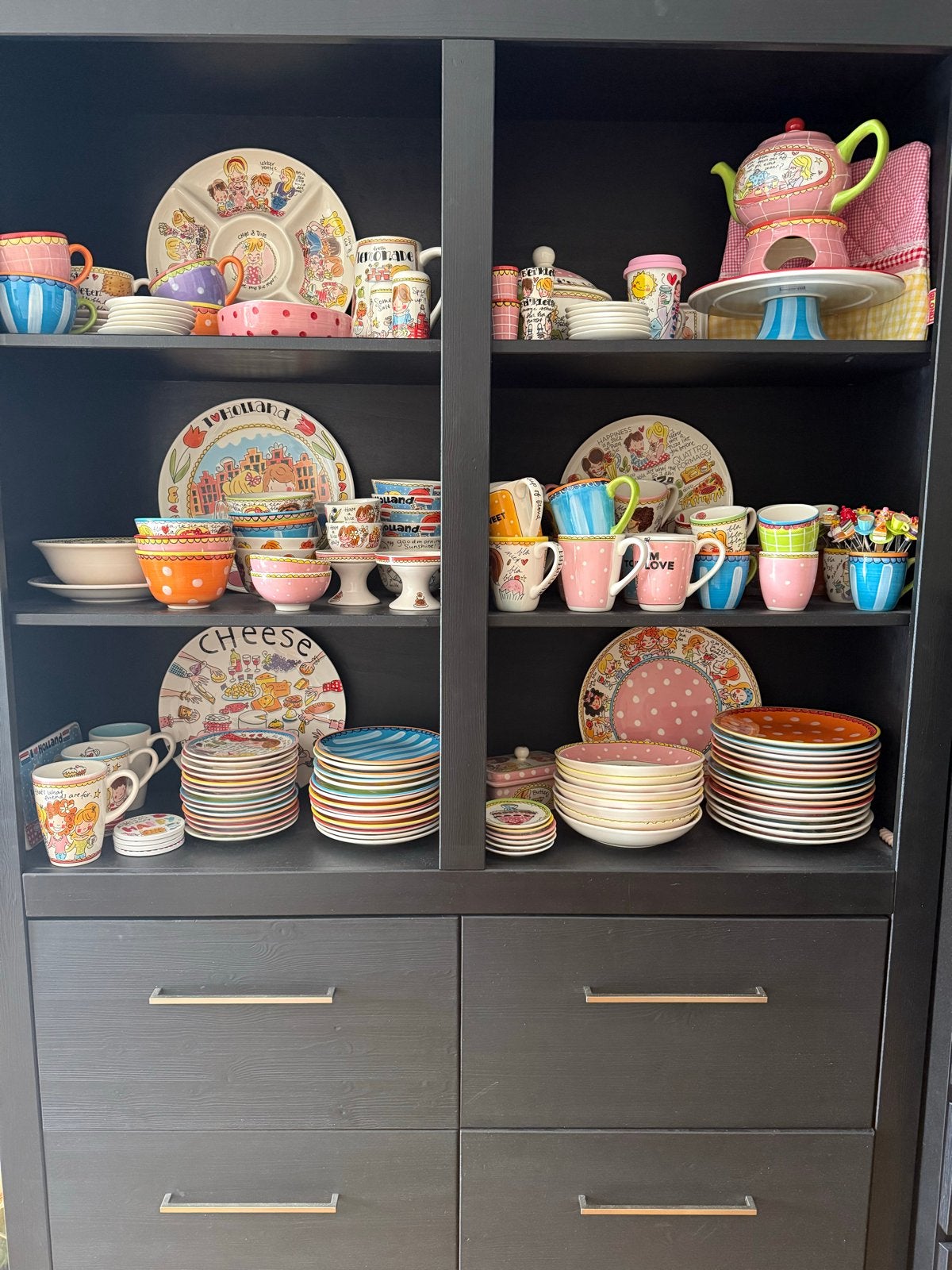 Grote collectie Blond Amsterdam servies - 80% is ongebruikt, Ophalen, Gebruikt, Keramiek, Modern