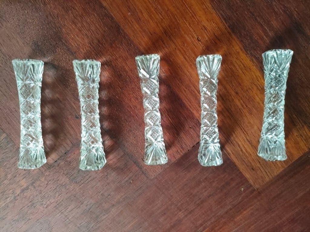 Vintage messenleggers 5x, Antiek en Kunst, Ophalen of Verzenden