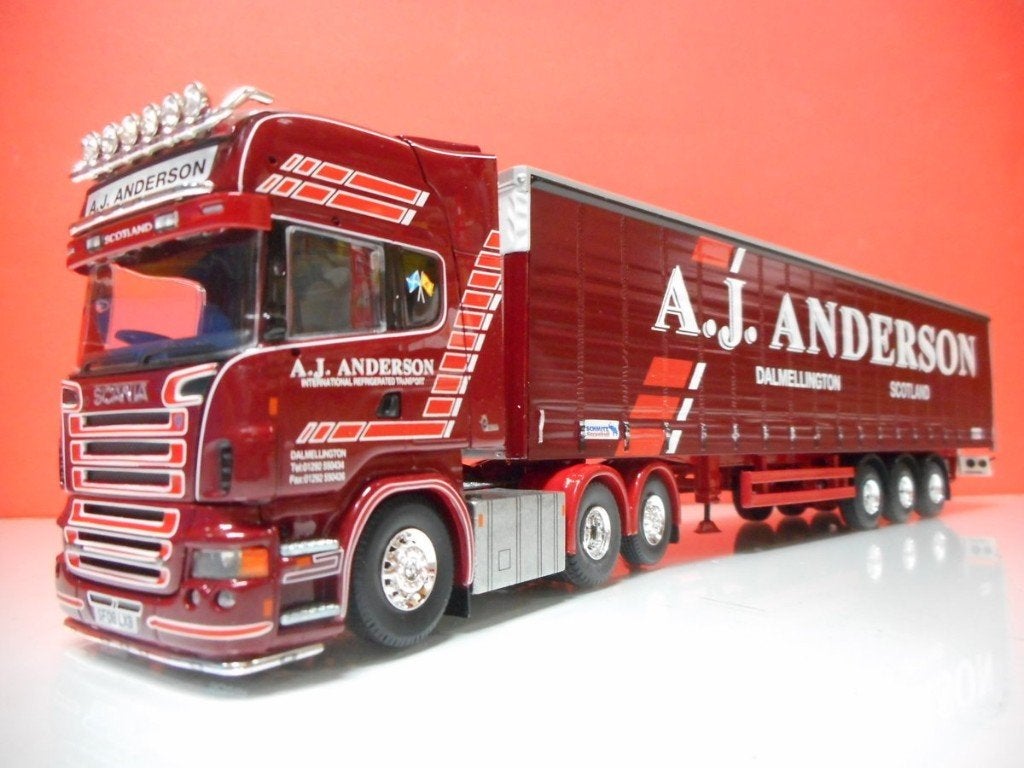 TEKNO SCANIA R A.J. ANDERSON, UK 60962, Ophalen of Verzenden, Nieuw, Bus of Vrachtwagen, Tekno