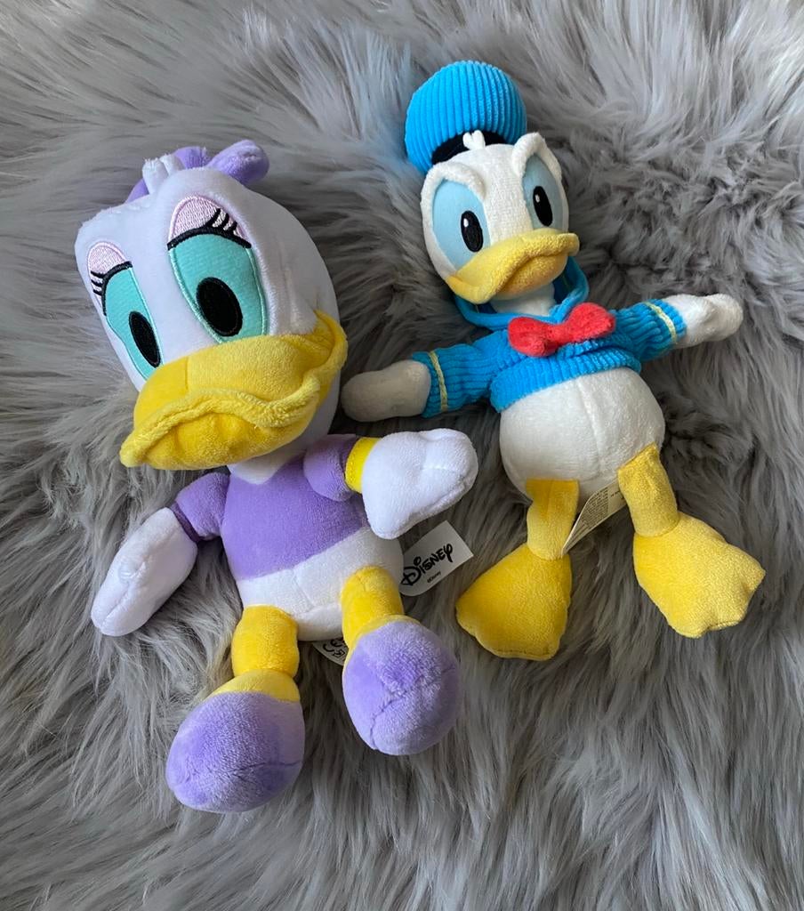 Katrien duck met Donald Duck, Kinderen en Baby's, Speelgoed | Knuffels en Pluche, Disney, Nieuw, Ophalen of Verzenden, Met label