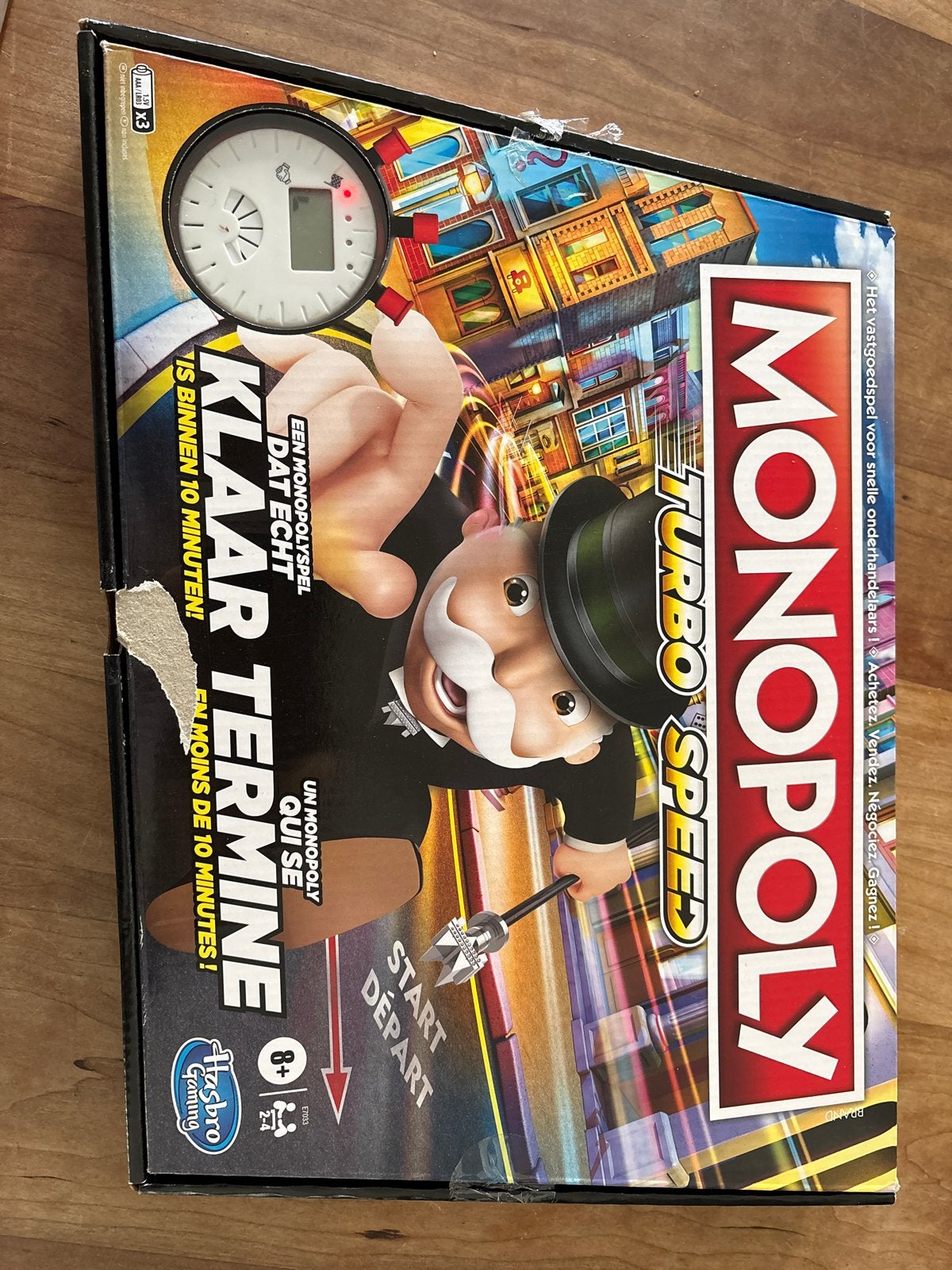 Monopoly Turbo Speed - Klaar in 10 minuten!, Hobby en Vrije tijd, Gezelschapsspellen | Bordspellen, Drie of vier spelers, Ophalen of Verzenden