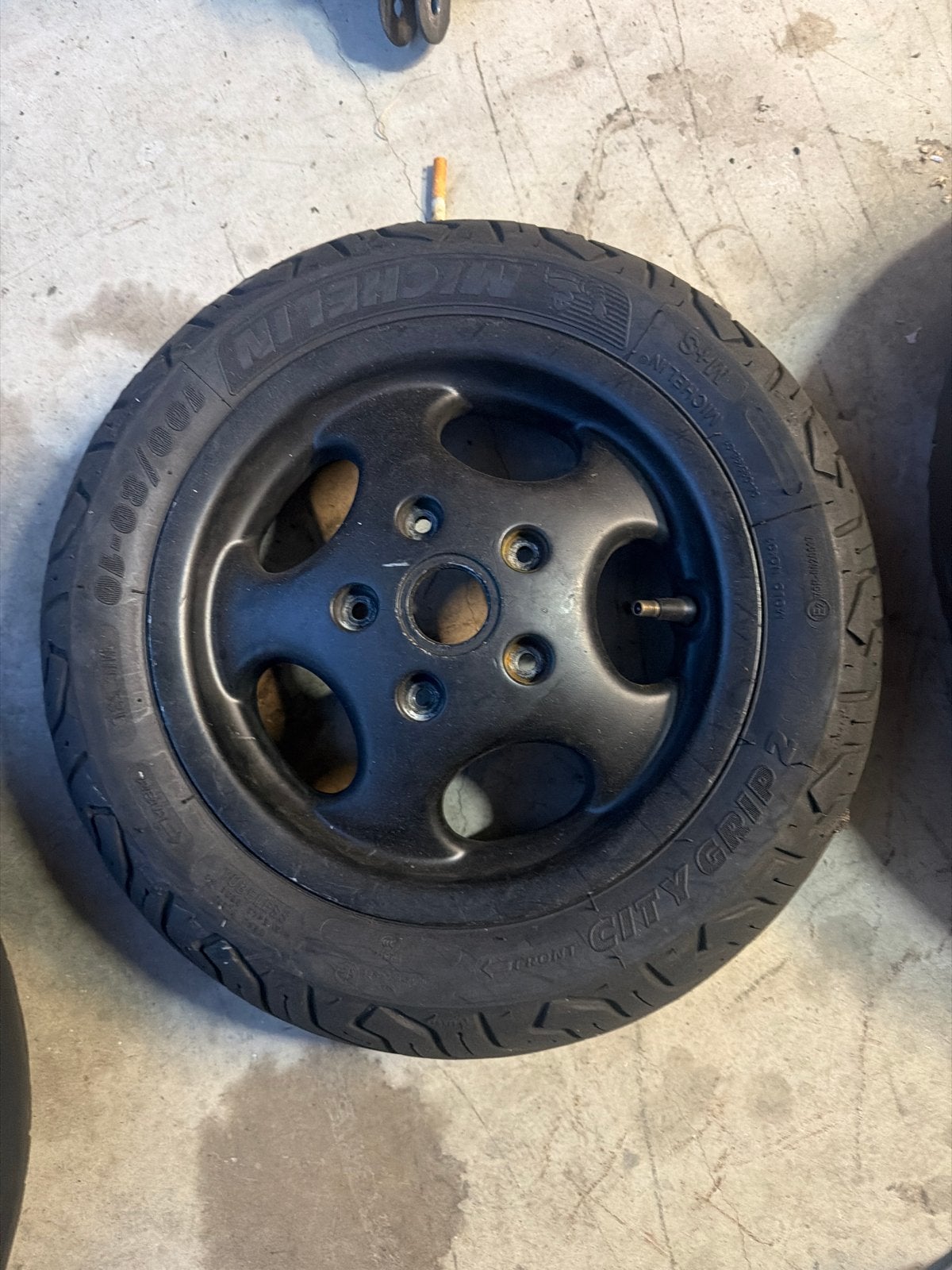 Piaggio Zip H2O Velg met Michelin City Grip 2 Band, Ophalen, Gebruikt, Overige typen, Piaggio