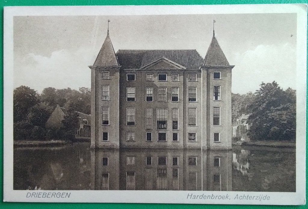 Driebergen, Hardenbroek. Achterzijde. Klf, Verzenden, 1940 tot 1960, Ongelopen, Utrecht