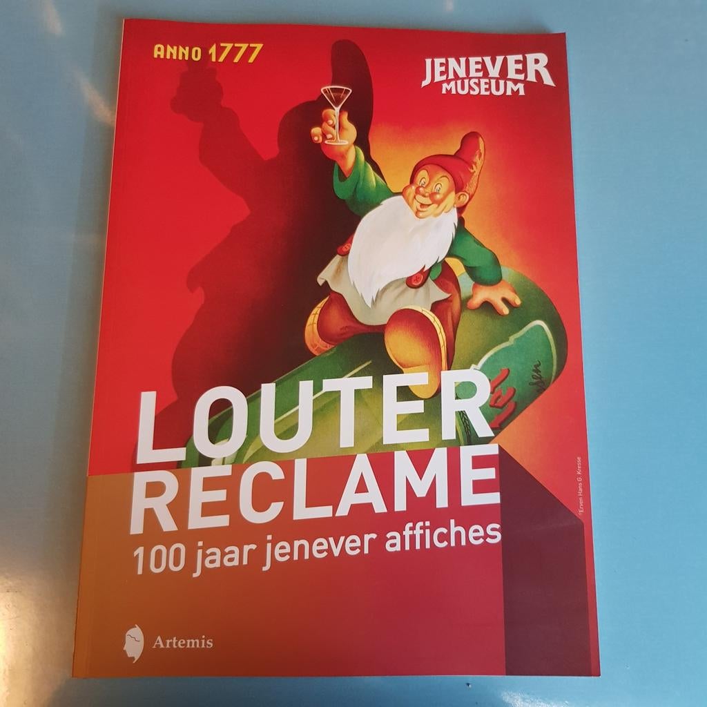Louter reclame boek, honderd jaar jenever affiches, Ophalen of Verzenden, Overige typen