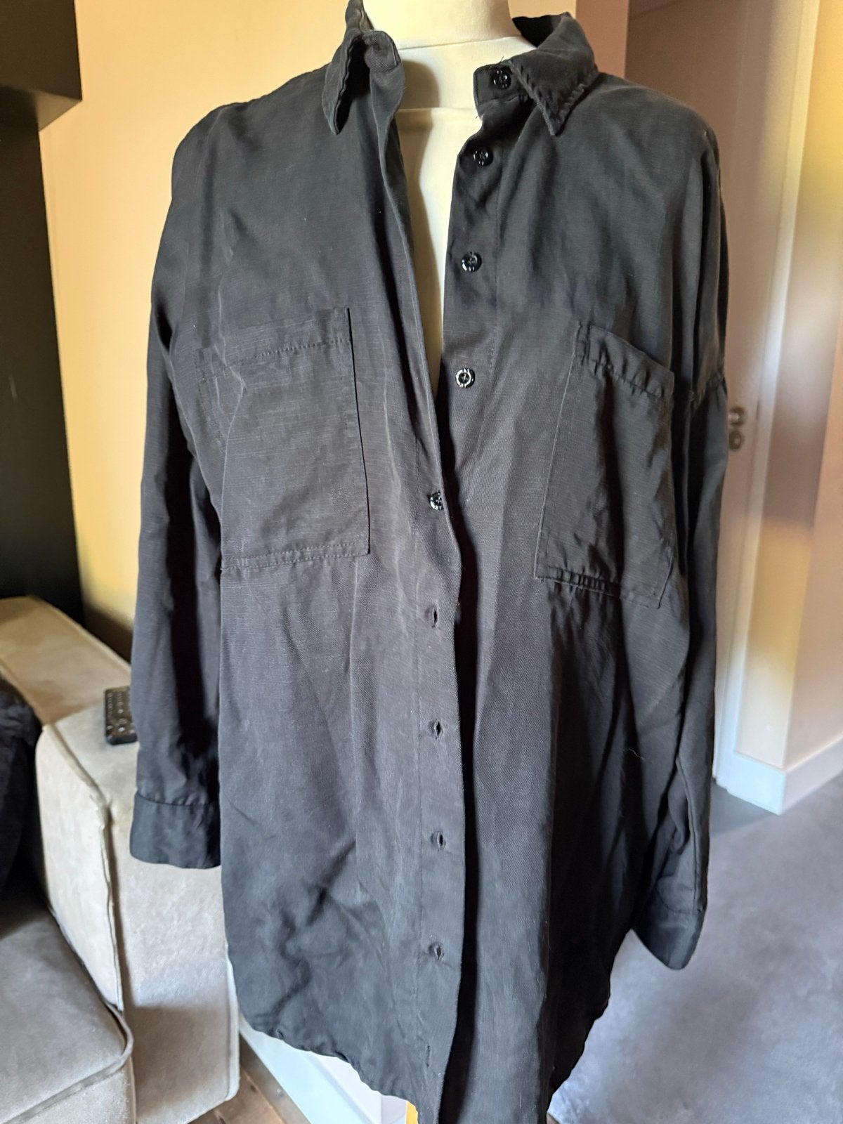 Alix Zwarte Blouse maat xs/s, Ophalen of Verzenden, Gedragen, Maat 34 (XS) of kleiner, Zwart
