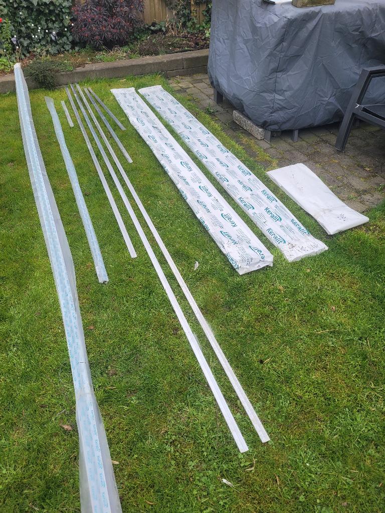 Keralit Gevelbekleding RAL 9001 Crèmewit Nerf, Doe-het-zelf en Verbouw, Platen en Panelen, Nieuw, Overige materialen, Ophalen