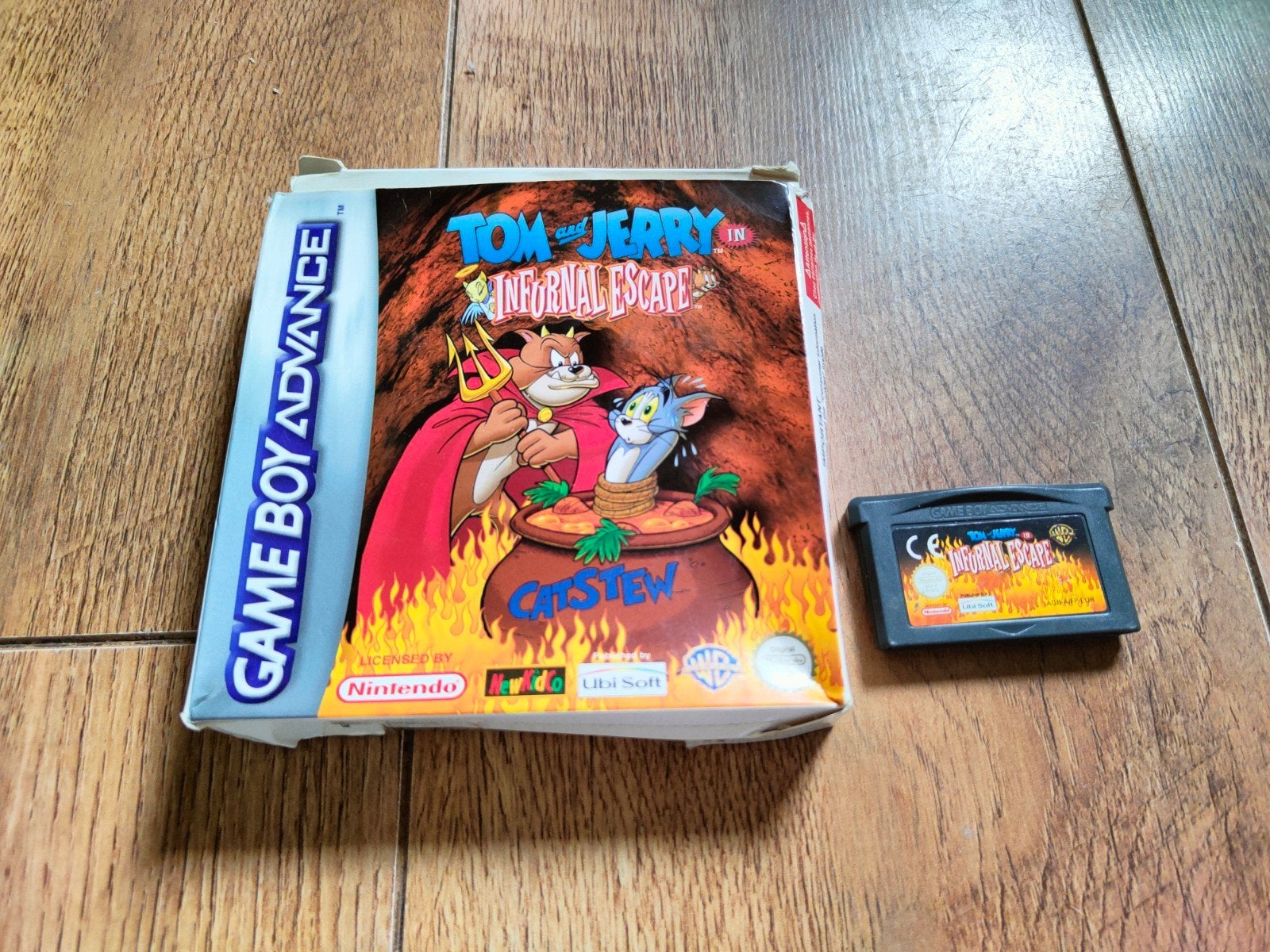 Nintendo Gameboy Advance spel - Tom & Jerry Infurnal Escape, Avontuur en Actie, 1 speler, Ophalen of Verzenden, Zo goed als nieuw
