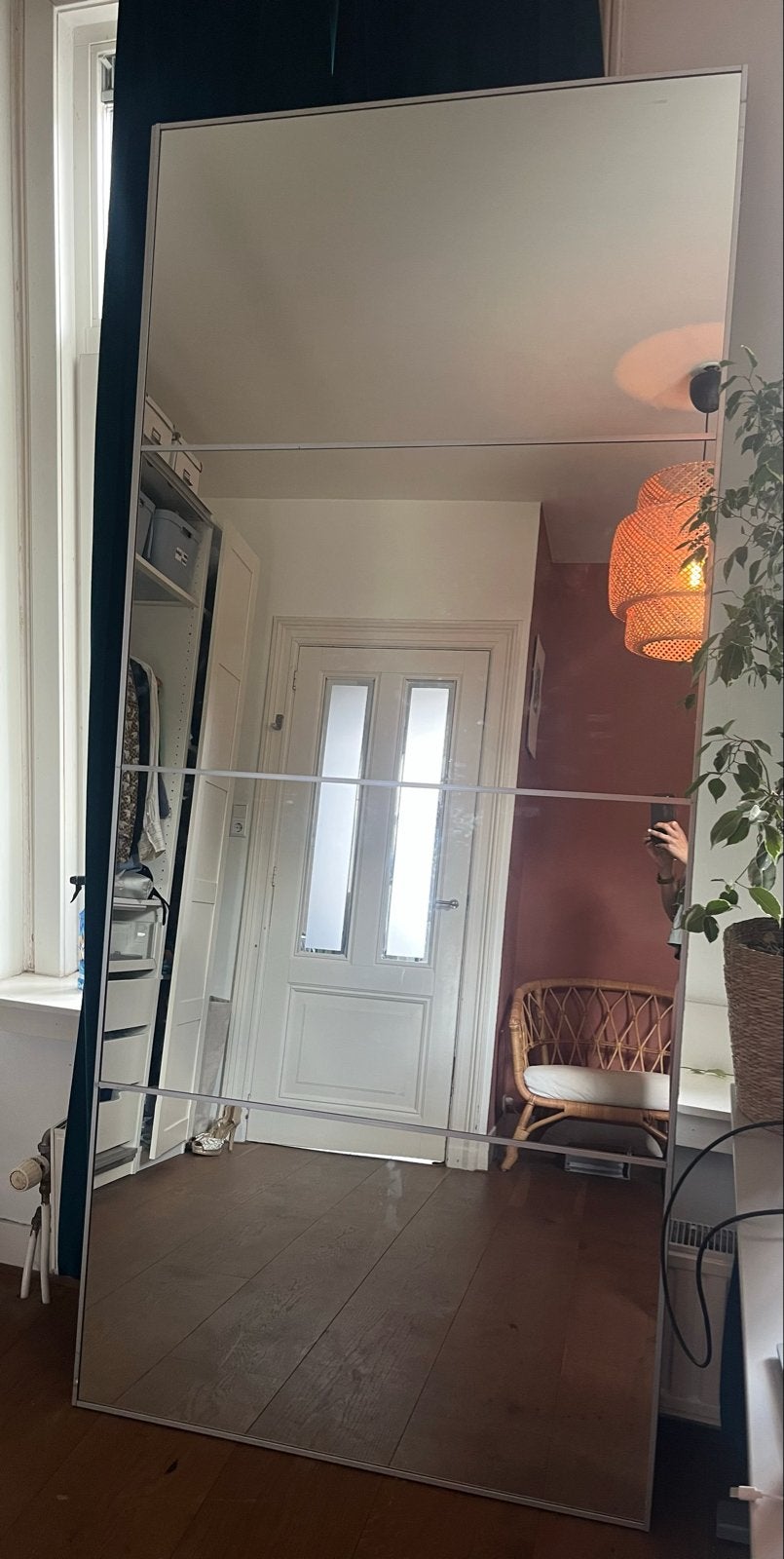 2 schuifdeuren met spiegels behorend bij Pax kast IKEA, Ophalen, Gebruikt, 200 cm of meer, 75 tot 100 cm