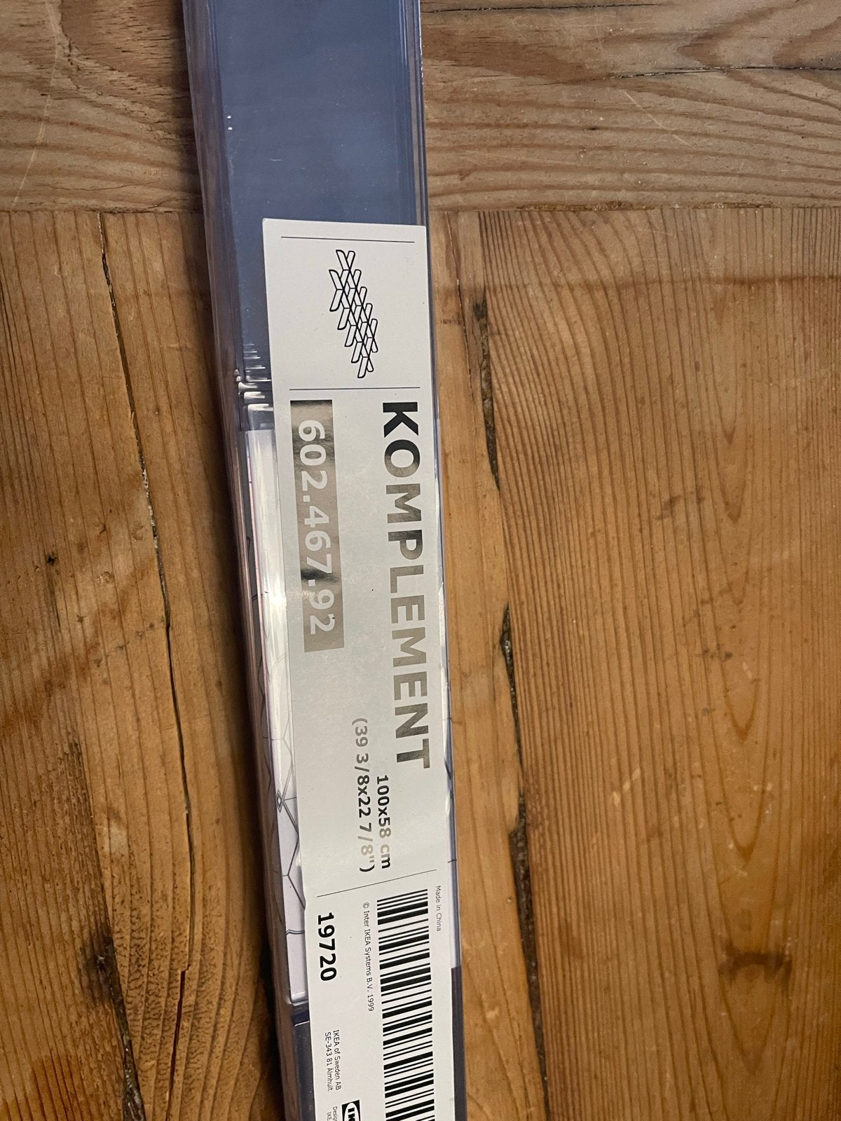 IKEA KOMPLEMENT inrichting vakverdeler, Ophalen, Kunststof, Nieuw, 50 tot 100 cm