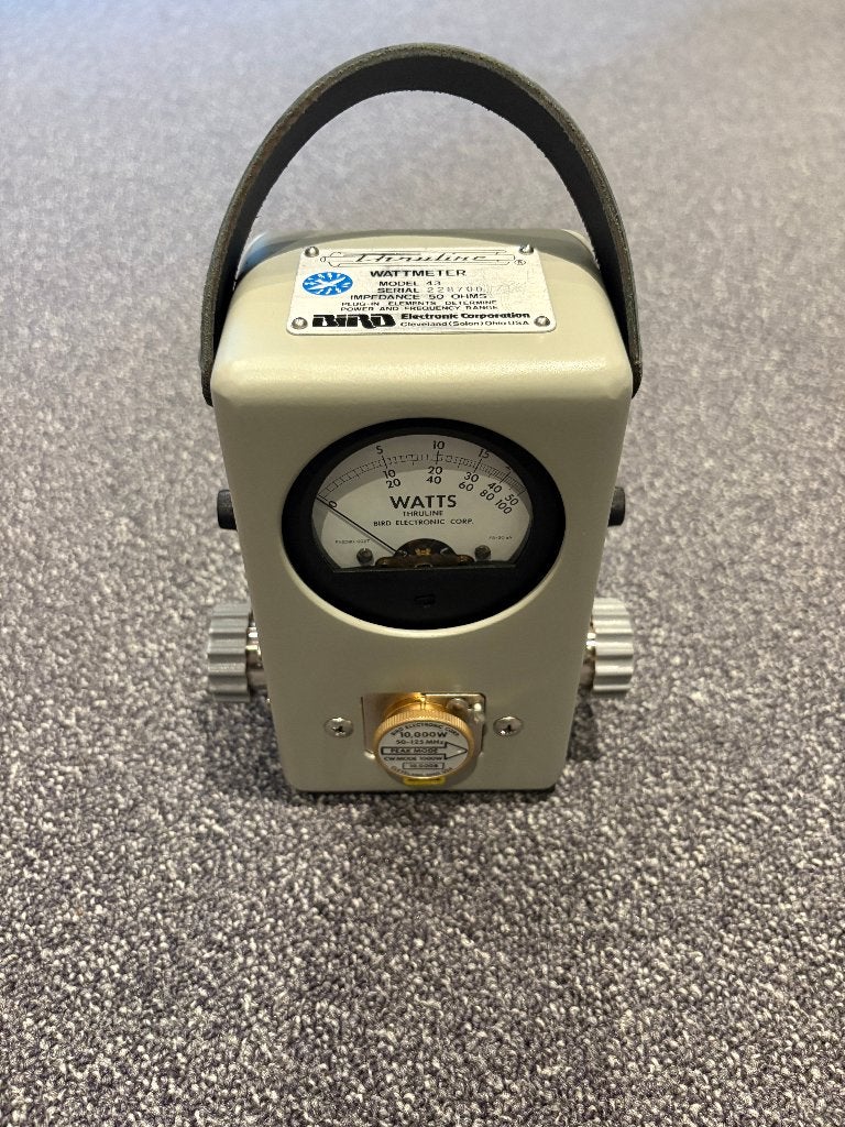 Bird 43 wattmeter 7/16 en 10000w 50-125 Mhz meetkopje, Ophalen of Verzenden, Gebruikt