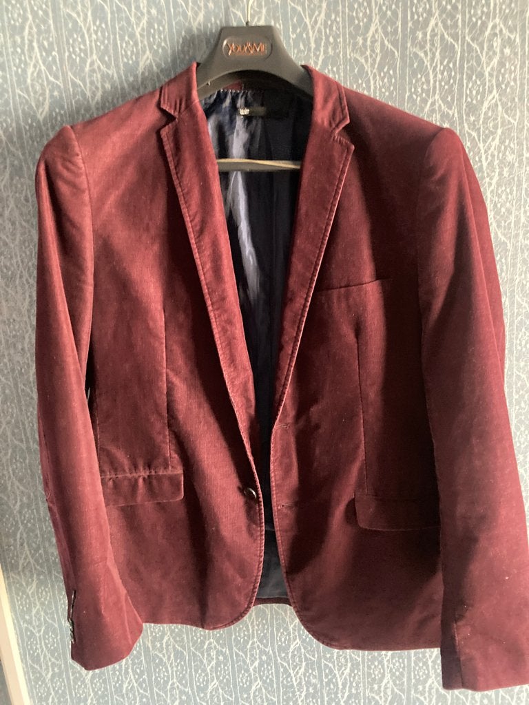 Ribcord slim fit Heren colbert maat 50, Overige kleuren, Maat 48/50 (M), Ophalen of Verzenden, Gedragen