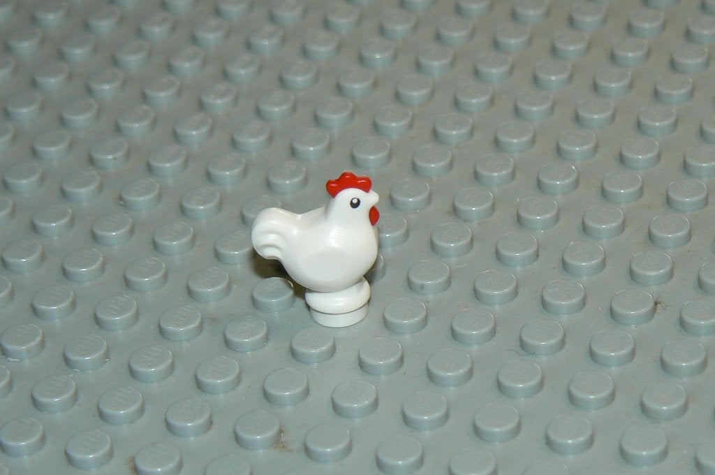 L718 Vogel kip wit, Ophalen of Verzenden, Nieuw, Losse stenen, Lego