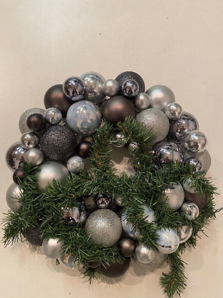 Zilveren kerstkrans, Diversen, Kerst, Niet bekend, Niet bekend, Nieuw, Ophalen of Verzenden