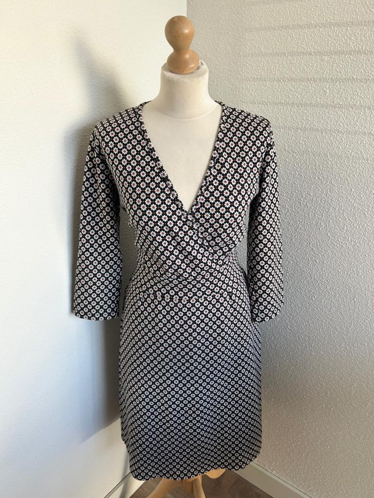King Louie maat XL tulip cross dress glitter 2627, Kleding | Dames, Jurken, Zo goed als nieuw, Maat 46/48 (XL) of groter, Zwart