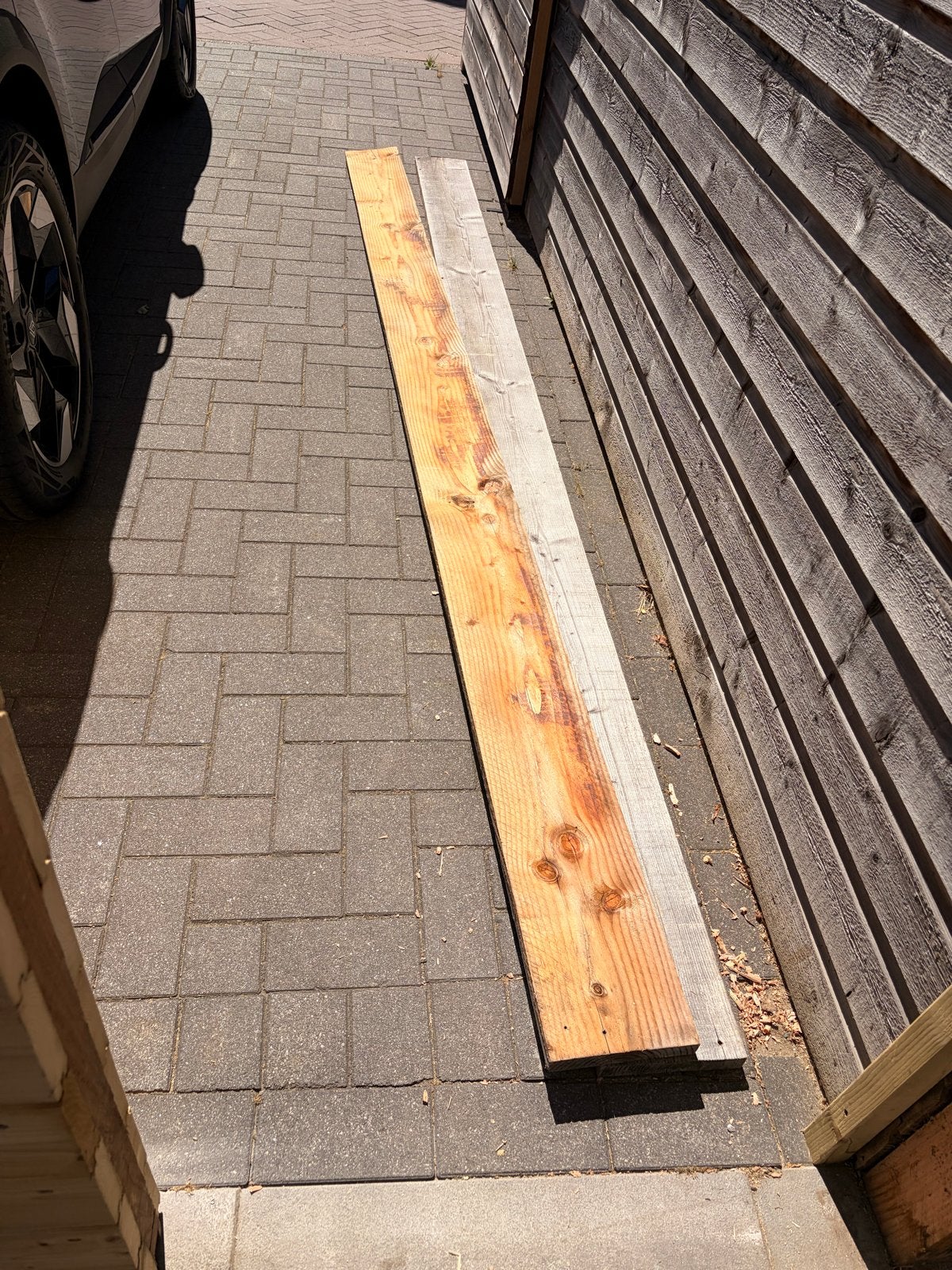 Gebruikte Douglas planken - 3x20x340 cm, Ophalen, Gebruikt, 25 tot 50 mm, Plank