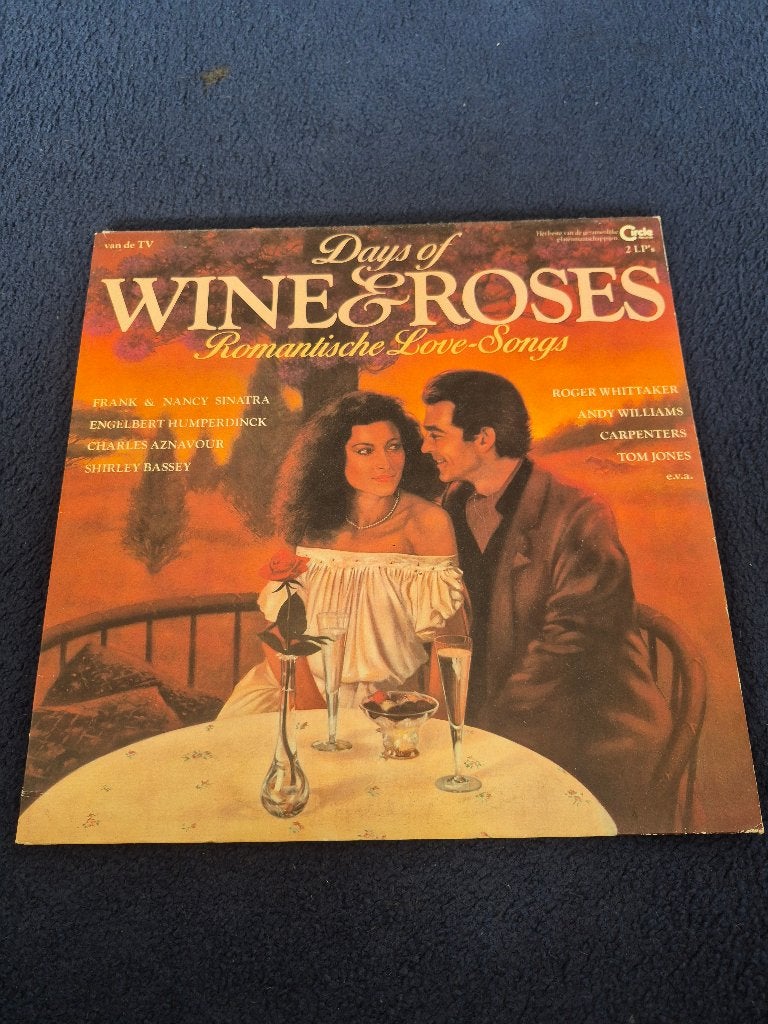 Various Artists Days of Wine & Roses Romantische Love-Songs, Ophalen, Gebruikt, 1980 - 1989, Dubbel-LP
