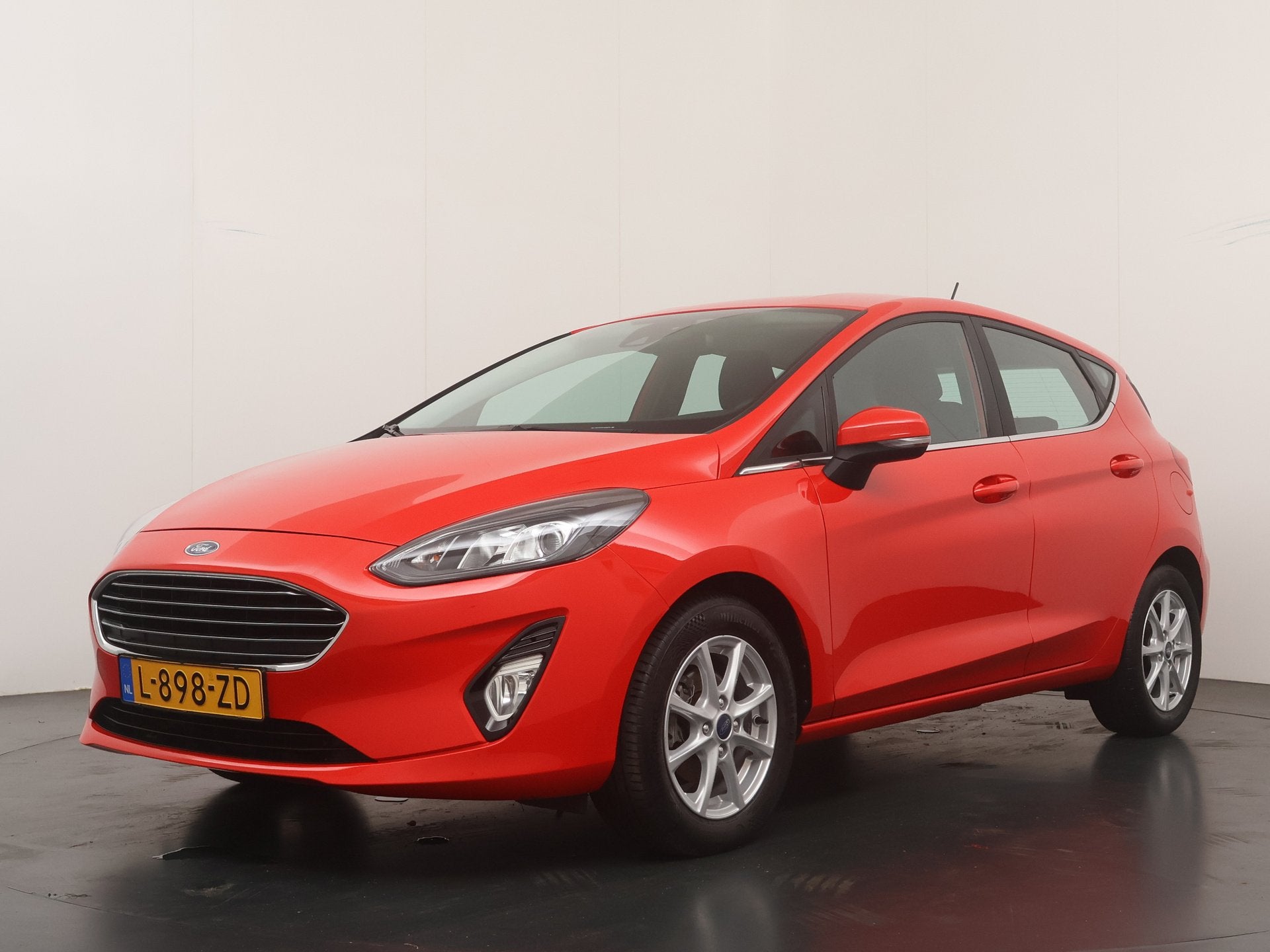 Ford Fiesta EcoBoost Hybrid 125pk Titanium | Automaat | LED, Auto's, Euro 6, 49 €/maand, Origineel Nederlands, Bedrijf