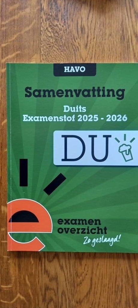 HAVO EINDEXAMEN SAMENVATTINGEN 2025 - 2026, Ophalen, Zo goed als nieuw, HAVO, Overige vakken