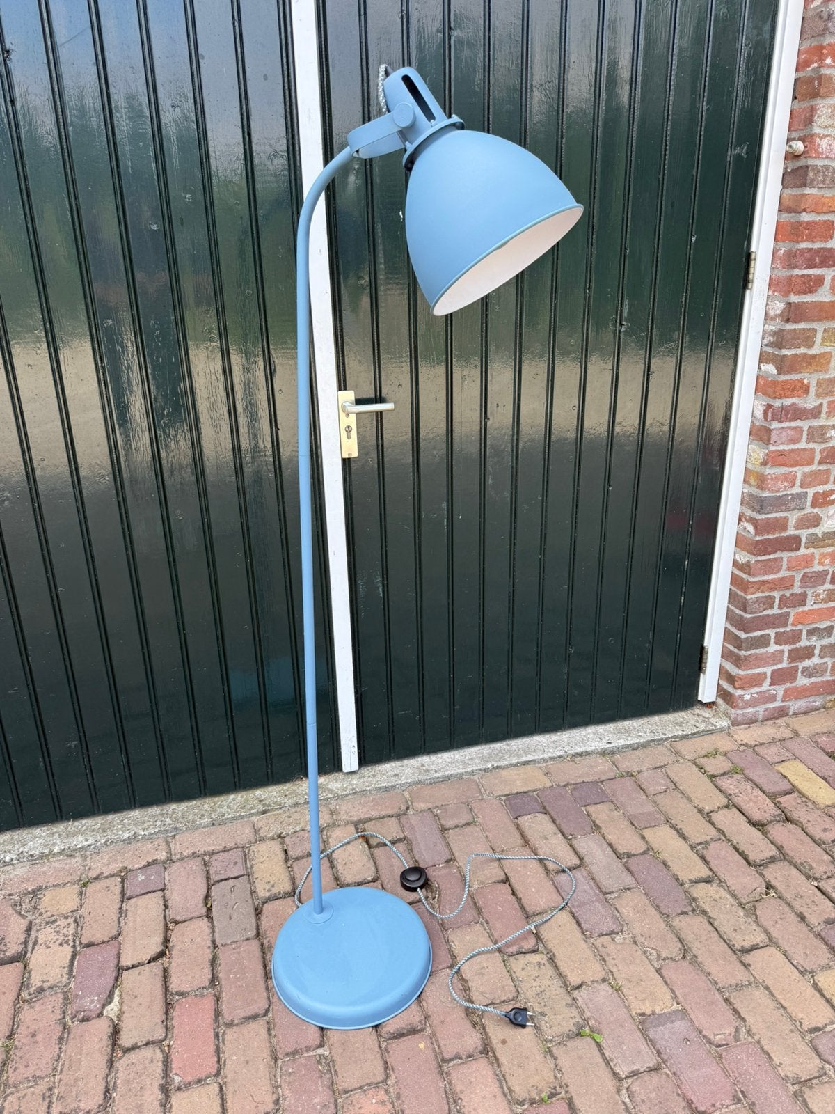 Staande lamp Hektar Vloerlamp Stalamp, Huis en Inrichting, Lampen | Vloerlampen, Ophalen, Zo goed als nieuw, 150 tot 200 cm
