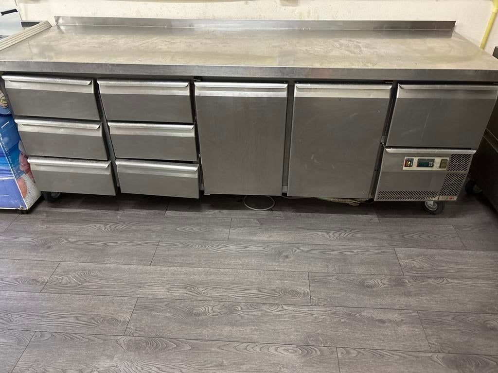 Professionele RVS Koelwerkbank - Gratis Afhalen defect, 85 tot 120 cm, Gebruikt, 200 liter of meer, 60 cm of meer