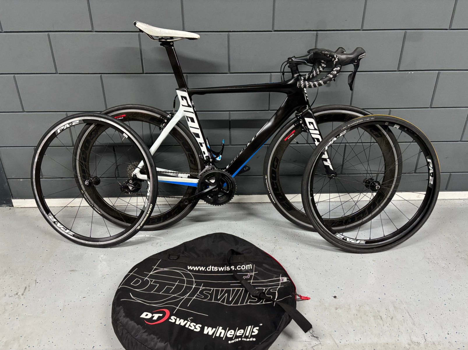 Giant racefiets maat M + speciale wielen + extra set wielen, Ophalen of Verzenden, Zo goed als nieuw