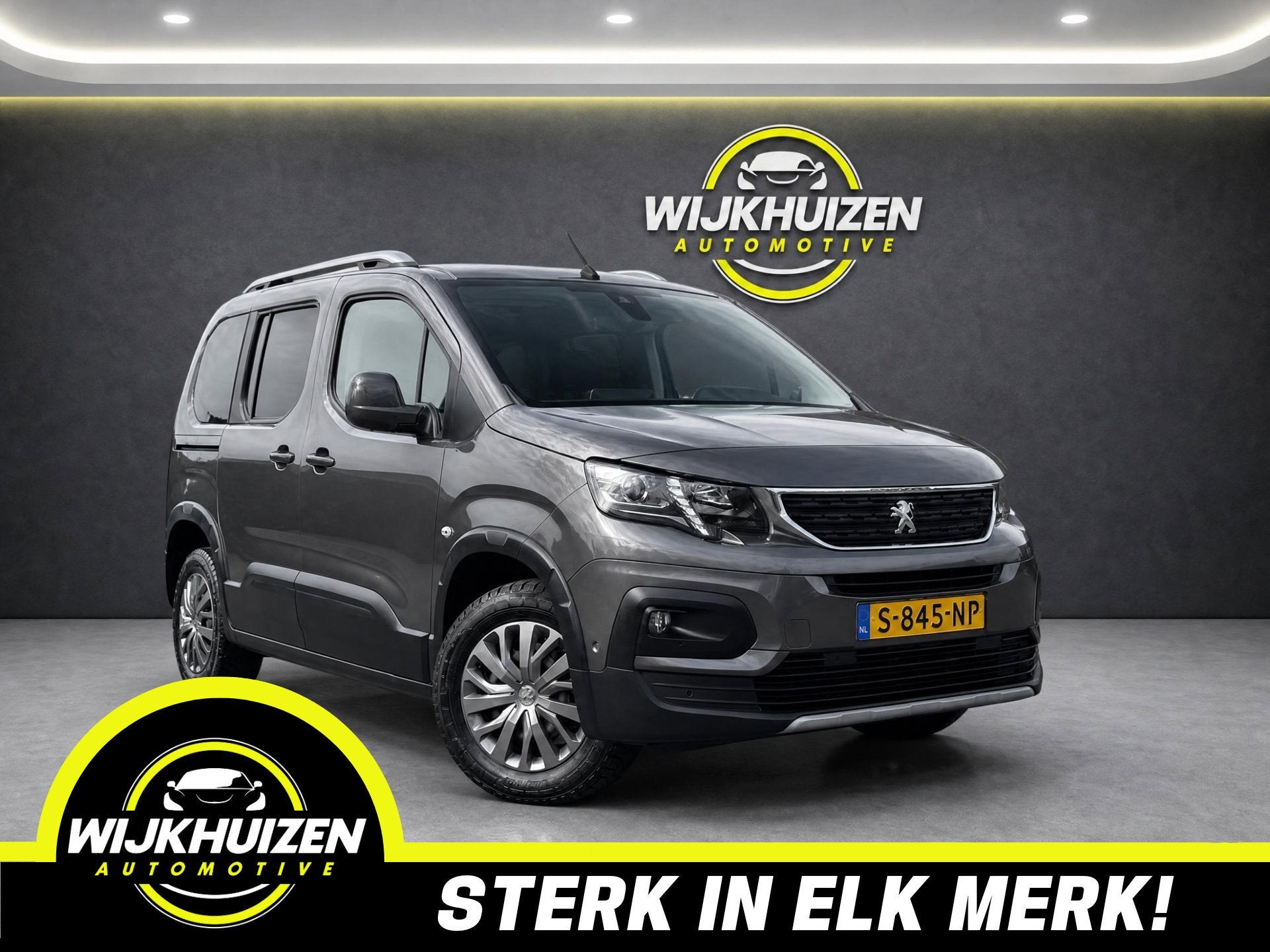 Peugeot Rifter 1.2 Puretech Allure Automaat met Led ! Camera, Auto's, Dealer onderhouden, Stof, Gebruikt, 1199 cc