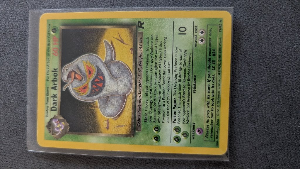 Dark Arbok excellent condition, Ophalen of Verzenden, Zo goed als nieuw