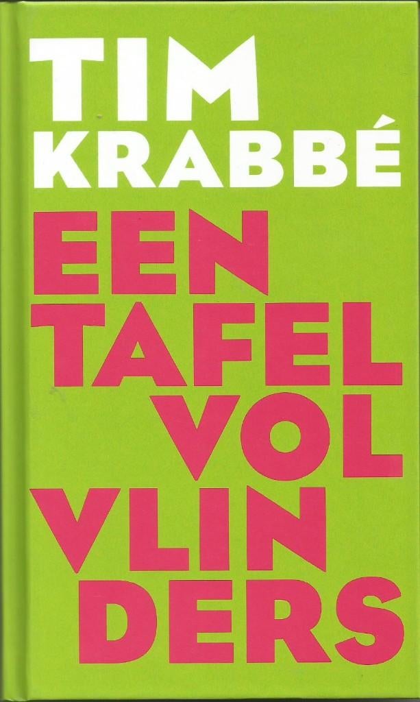 Tim Krabbé - Een tafel vol vlinders, Ophalen, Zo goed als nieuw