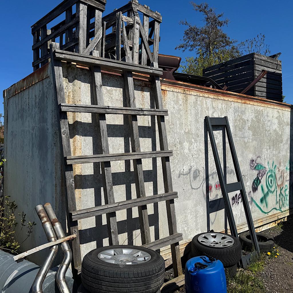 Gratis af te halen, zeecontainer 20ft opslag of oud ijzer, Doe-het-zelf en Verbouw, Containers, Ophalen