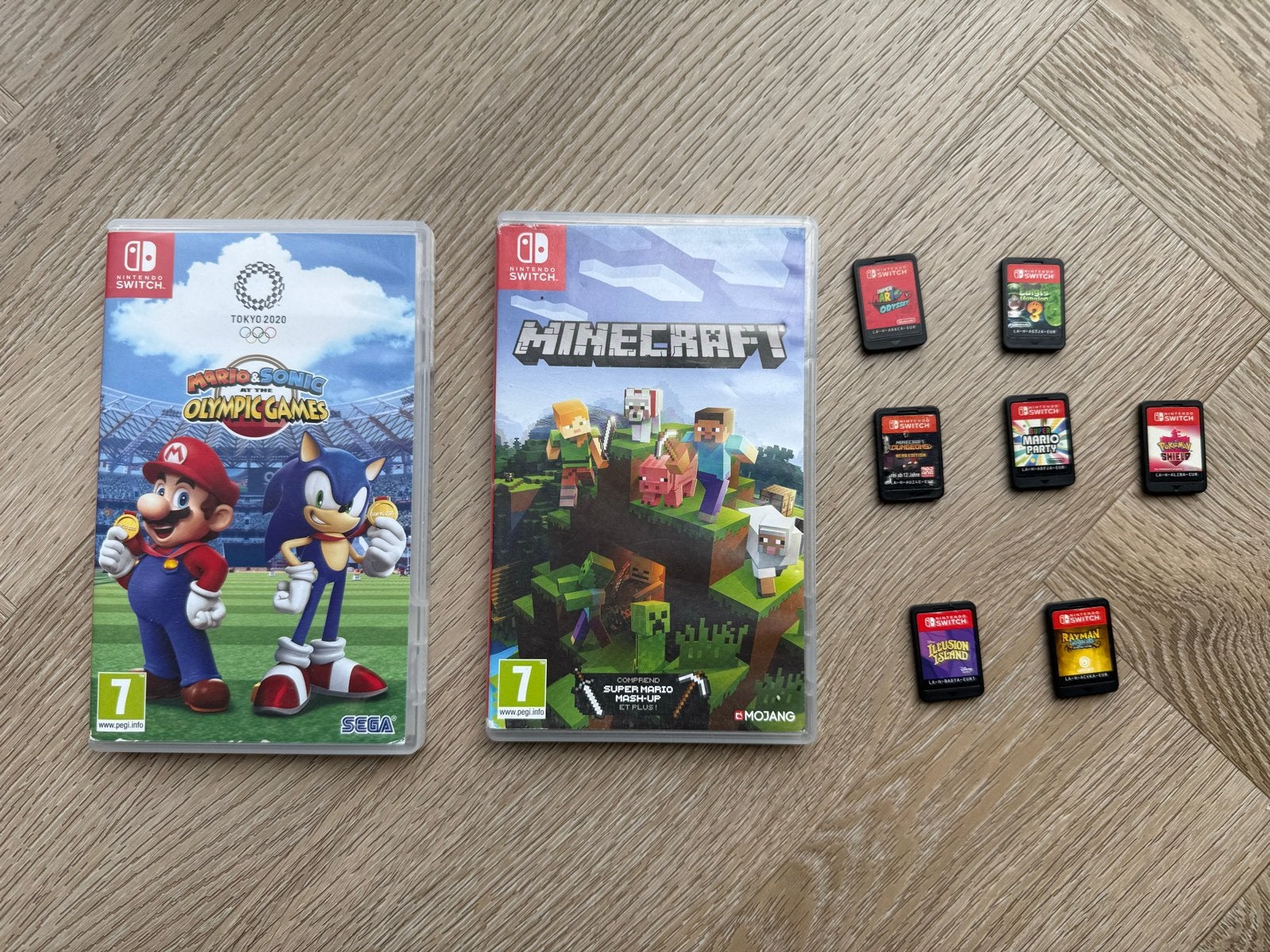 9 Nintendo Switch games: Mario, Pokemon, Minecraft en meer!, Spelcomputers en Games, Avontuur en Actie, Eén computer, Ophalen of Verzenden
