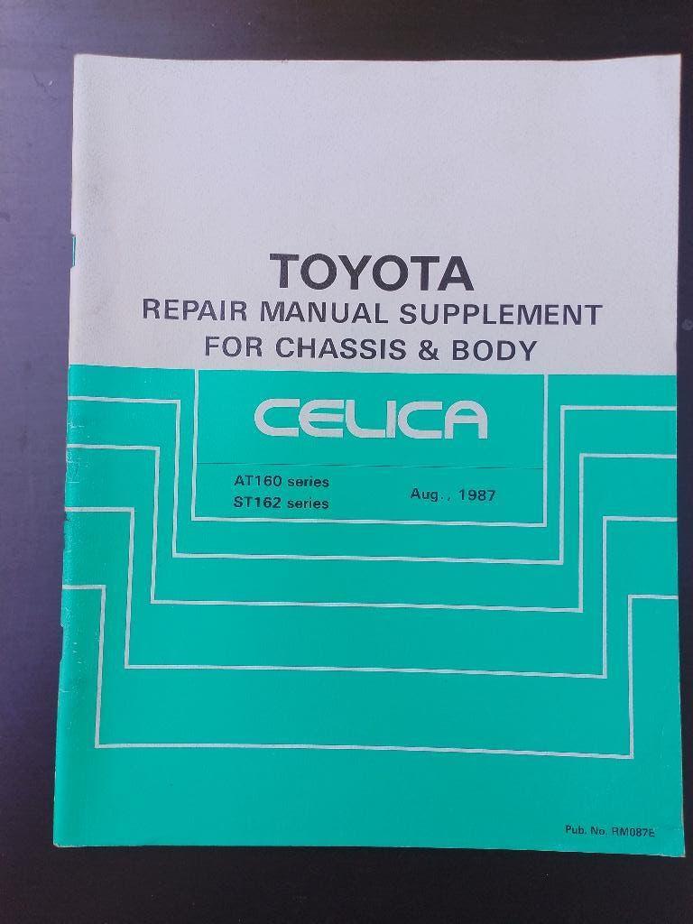 Toyota Celica AT160 - ST160 1987 dealer werkplaatsboek, Boeken, Auto's | Boeken, Ophalen of Verzenden, Gelezen, Toyota
