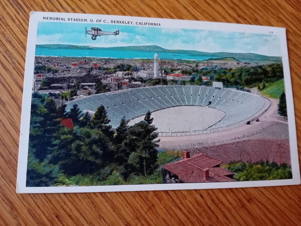 Memorial Stadium of University of California - Berkeley, Ophalen of Verzenden, Voor 1920, Gelopen, Frankrijk