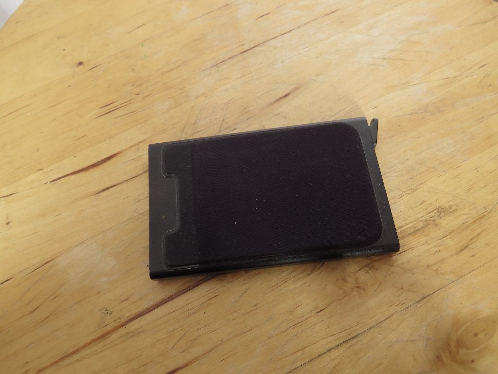 zwarte Walletstreet wallet portemonnee cardprotector, Ophalen of Verzenden, Gebruikt, Zwart, Overige merken