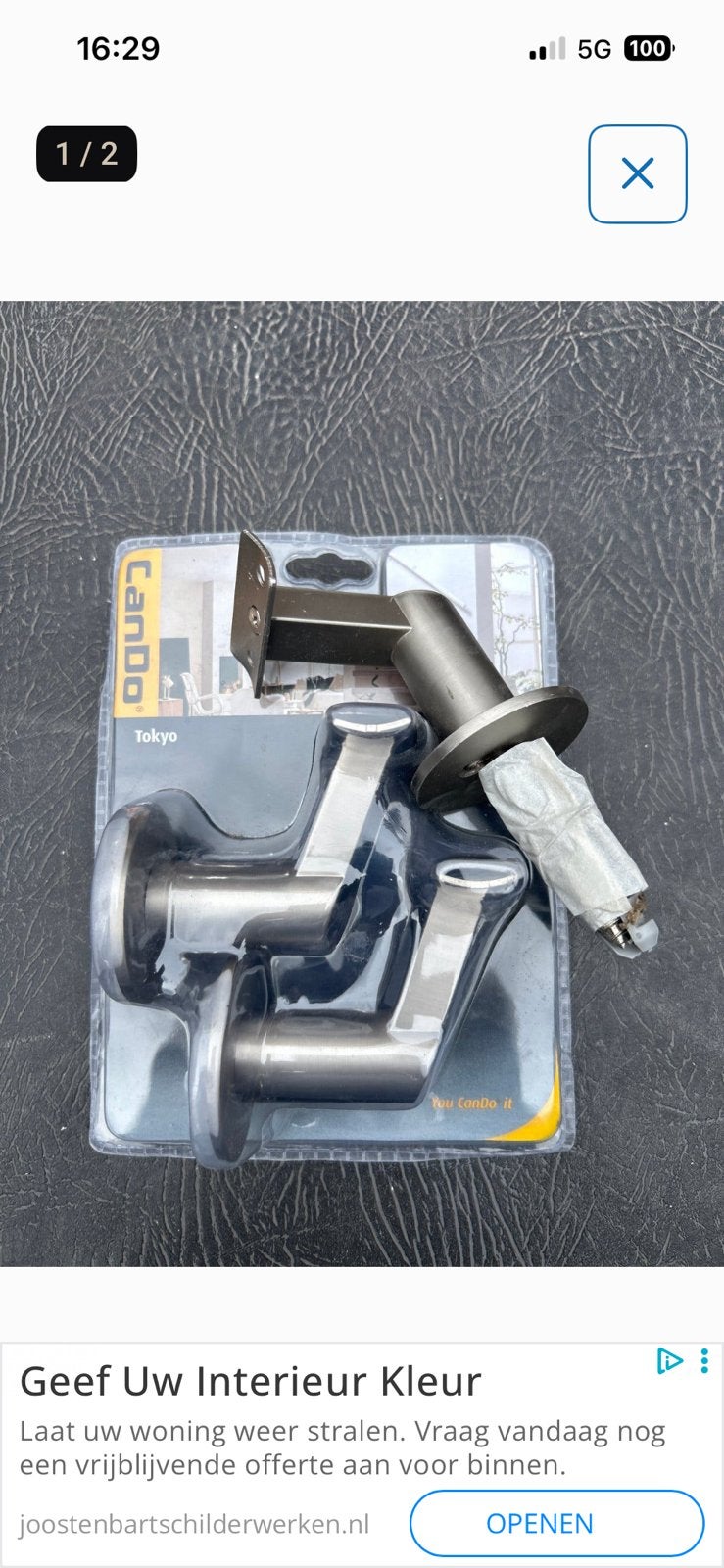 RVS Trapleuningsteun Cardo Tokyo, Ophalen of Verzenden, Nieuw, Minder dan 2 meter
