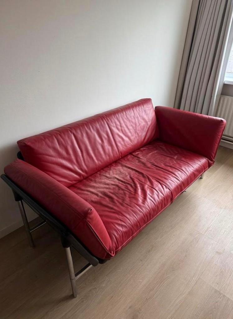 Dema Rataplan slaapbank Italiaans Design mooie staat, Ophalen, Metaal, Driepersoons, 75 tot 100 cm