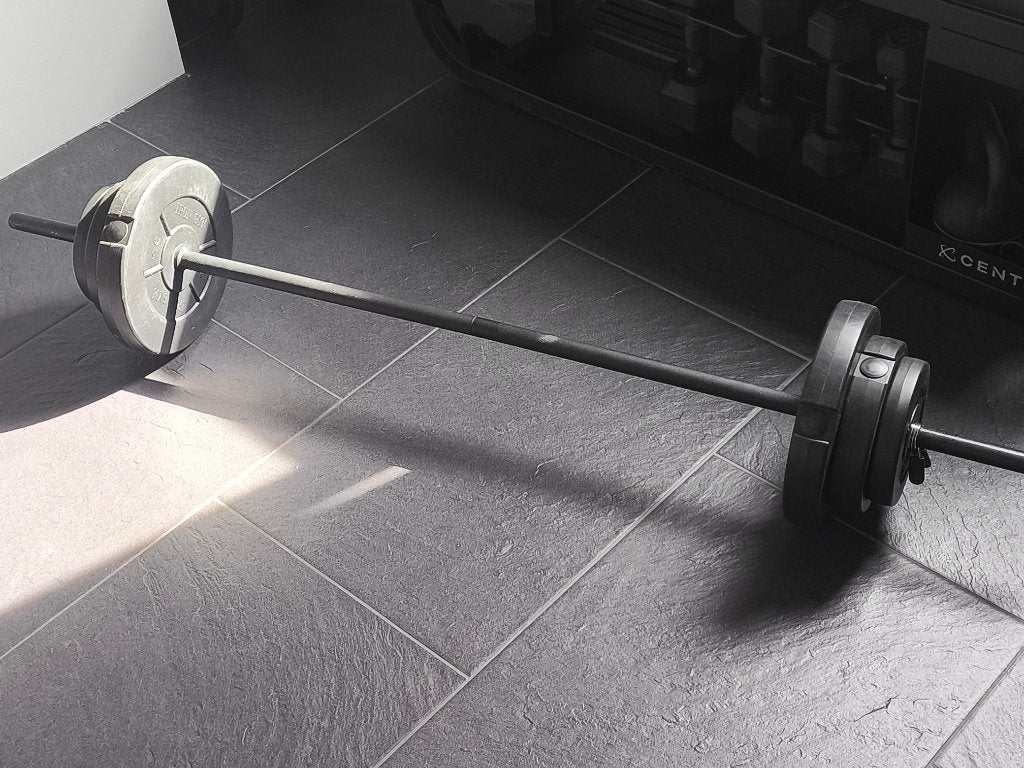 Iron Gym Aanpasbare Halterset 20 kg in hele goed staat, Sport en Fitness, Fitnessmaterialen, Gebruikt, Halterset, Armen, Benen