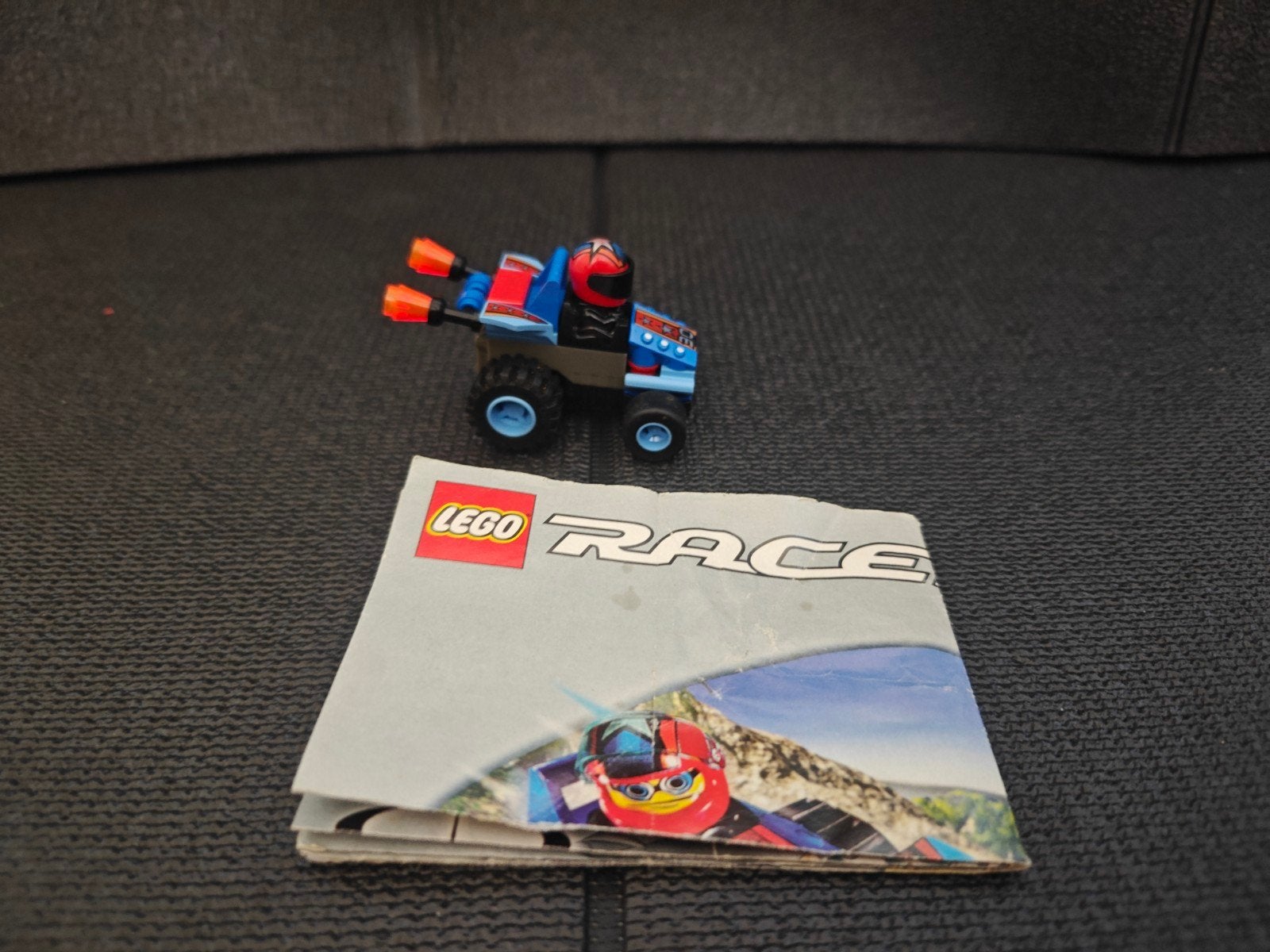 Lego Racers 4591: Blauwe Raceauto, Ophalen of Verzenden, Gebruikt