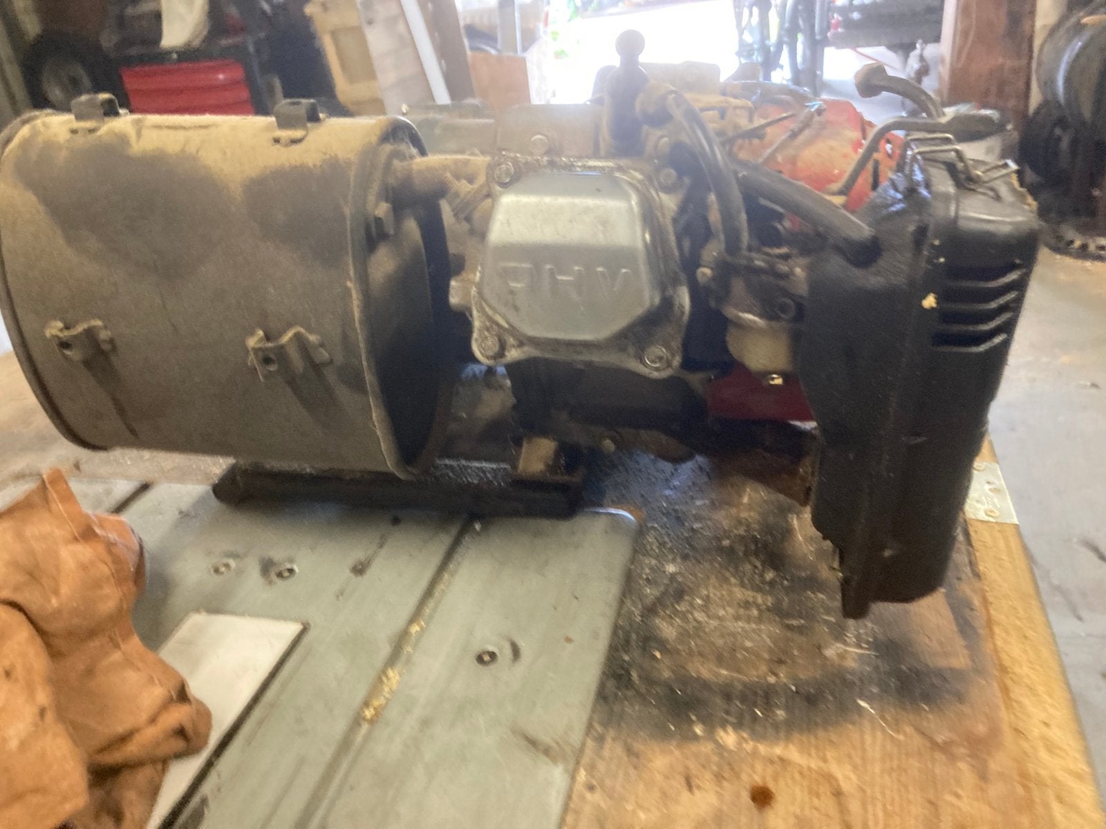 Viertact motor ohv, Ophalen, Gebruikt, Benzinemotor