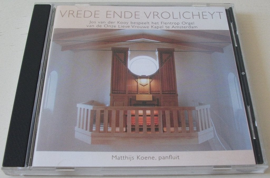 CD *** VREDE ENDE VROLICHEYT *** Jos van der Kooy, Overige typen, Ophalen of Verzenden, Zo goed als nieuw, Classicisme