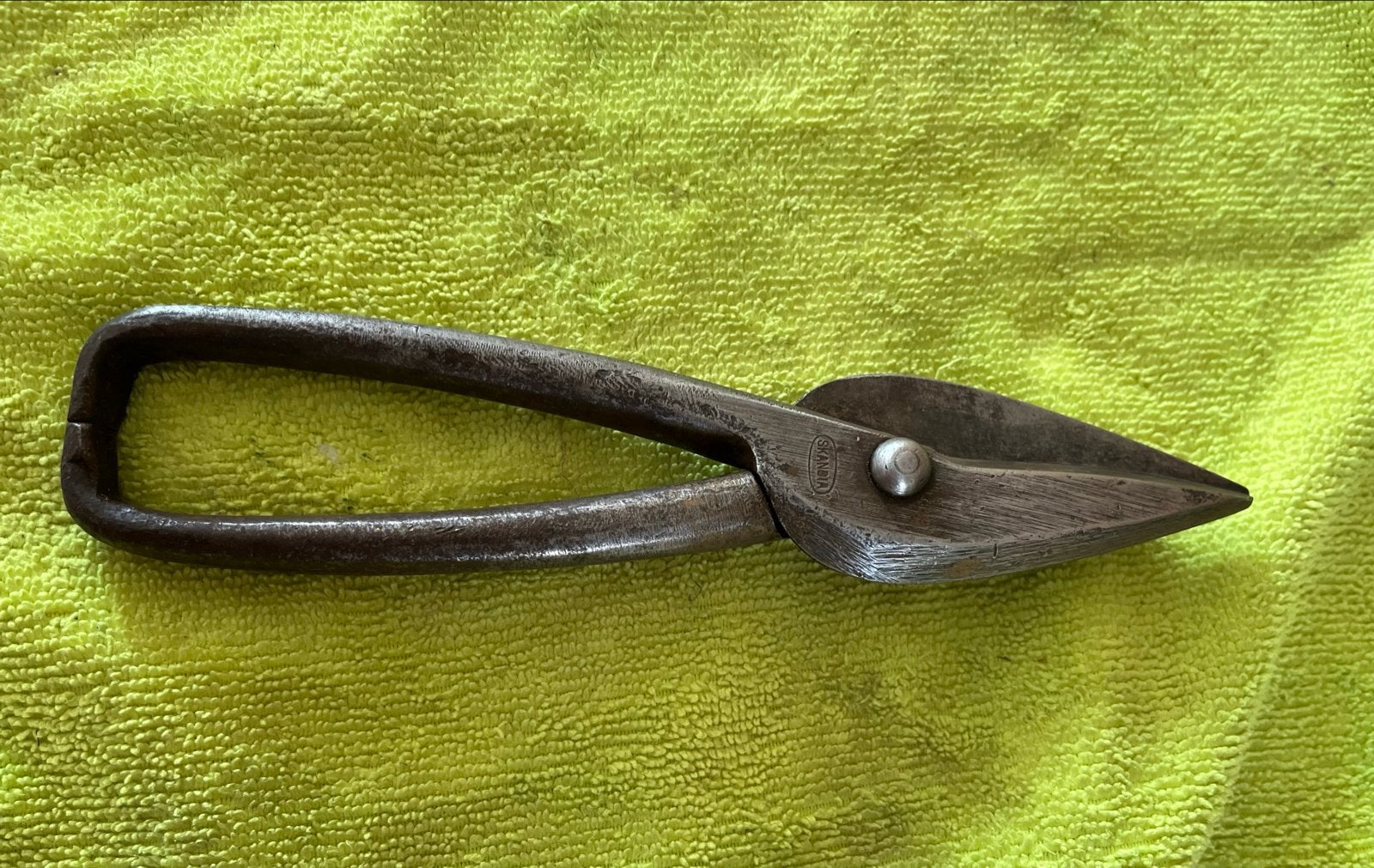 Oude ijzerschaar - Vintage metaalschaar, Ophalen of Verzenden