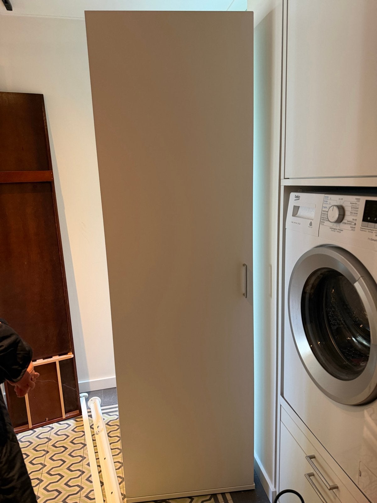 Nieuwe washtower kast 60x65x205 cm - Overtollig besteld, Ophalen, 200 cm of meer, Nieuw, 50 tot 100 cm