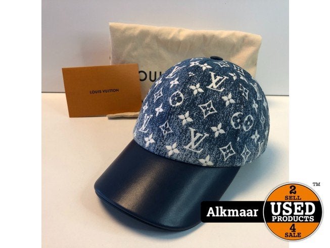 Louis Vuitton Monogram Jacquard Denim Cap + bon!, Louis Vuitton, Zo goed als nieuw, Support@louisvuitton.com, 2 Rue du Pont Neuf
75001 Paris
France