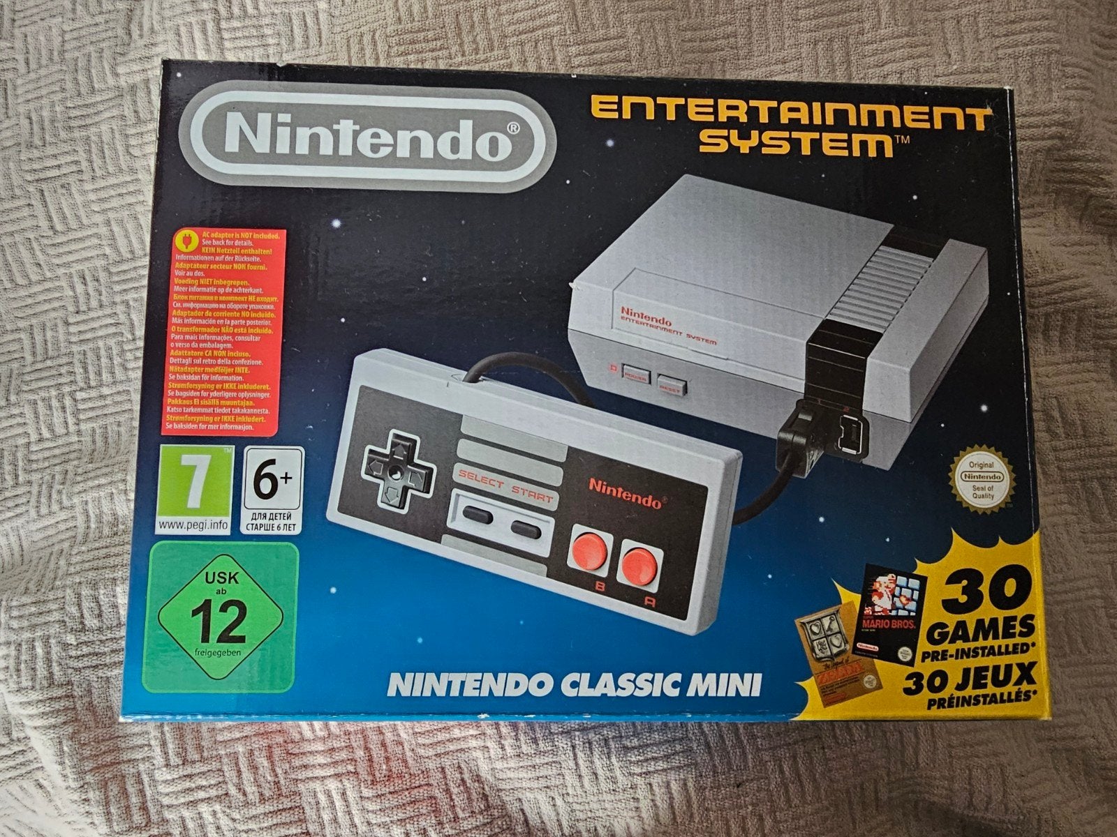 Nintendo Classic Mini NES - Zo goed als nieuw, Spelcomputers en Games, Ophalen, Zo goed als nieuw, Met 1 controller, Met games